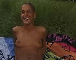 german Guy fucks Teen outside