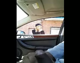 Yea she likes to watch him cum