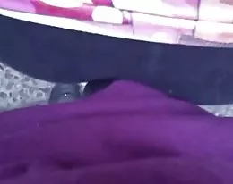 Big Butt Black Spandex Public Grope