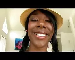 Pigtail Black Teen in hot anal sex