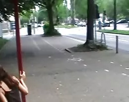 crazy german fucks a girl in public places