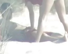 VOYEUR ON THE BEACH 23 couple fuck on the beach