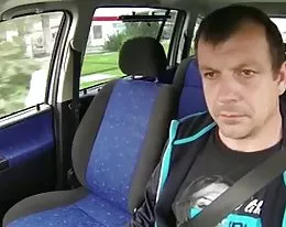 Blonde hooker fucked in  car English subs