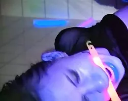 Rough anal sex in the bathroom