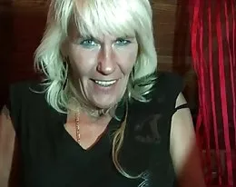 Very hairy German blonde mature granny