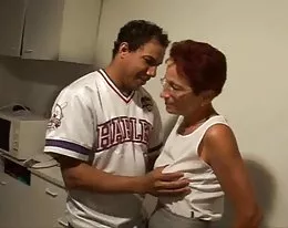 German granny and a younger guy