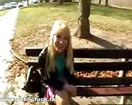 Young German Teen In Public