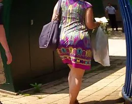 Latina Booty In Summer Dress Ass Culo