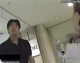 Beautiful girls wearing mini-skirts