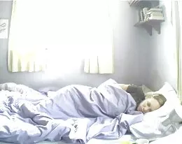 Wakes up and Masturbates on Hidden Cam.