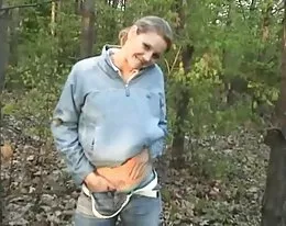 Extremely Cute Girl Secretly Having Sex In The Woods