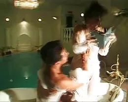 Slutty Japanese Hottie Gets By A Pool DM720