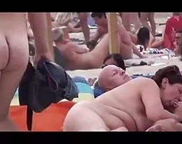 Nude Beach - Lewd Couples Public Exhiibitions