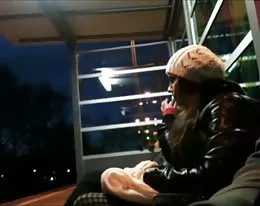 Cock Flashing Bus Stop - Three Different Girls! DH