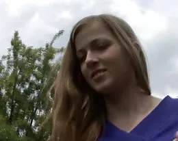 Veronica - hot teen outdoors