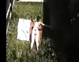 spying on my teen neighbour sunbathing