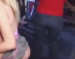 Night club sex party