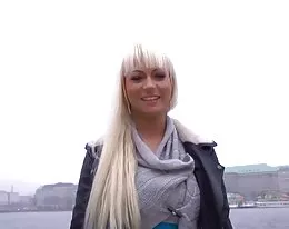 GERMAN BLONDE GETS DRILLED