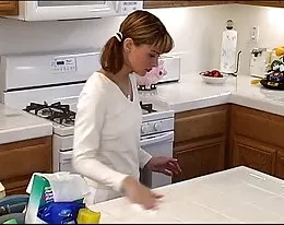 Teen chick in love with big cocks