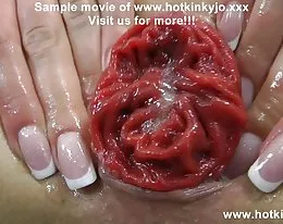 SEXY MAID HOTKINKYJO HARD FUCK ASS WITH BIG PLUG &amp; PROLAPSE