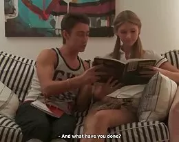 European schoolgirl beautifully fucked in the ass