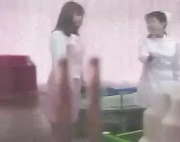 Asian girl stripping on medical exam