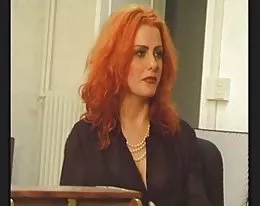 Enjoying a big cock in the office.