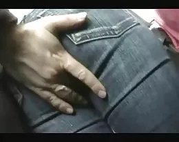 Boyfriend teasing his Girlfriend on Bus