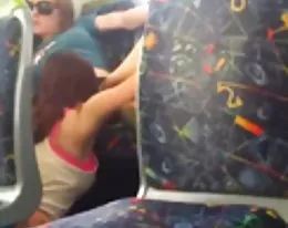 Hot lesbians eating pussy on the public bus in melbourne