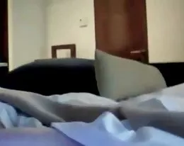 Jerking off to hotel maid