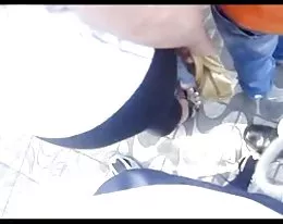 Dicking in Crowded place