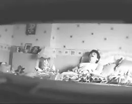 Mom voyeured. Hidden cam in bedroom caught her masturbating