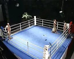 one man fights two women