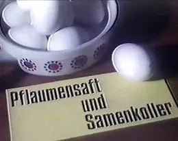 vintage 70s german - Pflaumensaft und Samenkoller  - cc79