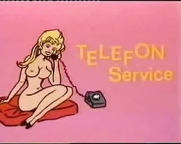 vintage 70s german - Telefon Service - cc79