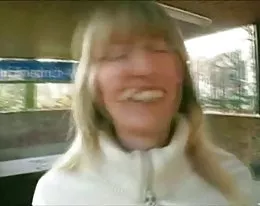 german blonde has anal