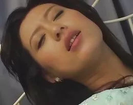 The beautiful stepmom and a lovely boy