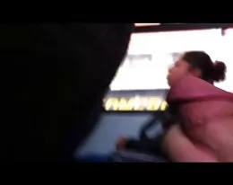 Flashing in the bus 3 whit cum