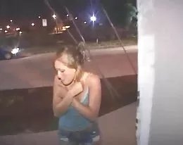 sexy female does a strip dare