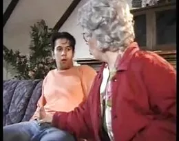 German Granny And Boy