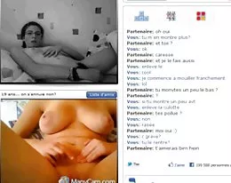 Horny french teen on chatroulette