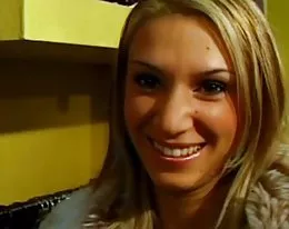 Horny Blonde Fucked At Home