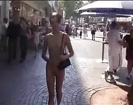 Nude in Public - Karlsruhe Germany