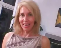 Hairy Blond Mature tries BBC Anal but it wont fit in