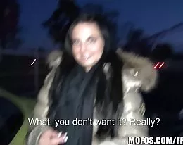 Public Pickups - Young Czech exhibitionist fucks for cash