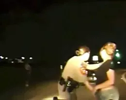 Real Police Woman Stop &amp; Search Pussy &amp; Ass