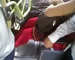 DESI BUS BOOBS TOUCH VOYEUR