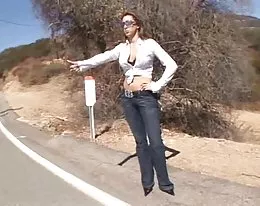 Horny hitchhiker