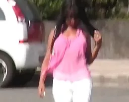 Girl gets wine bottle up her pussy on a sofa