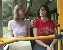 Oeffentlicher Nahverkehr ! Fuck in a public Bus !